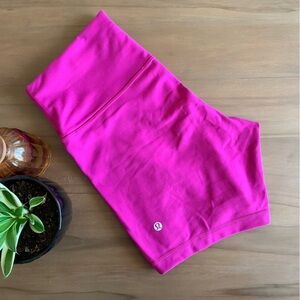 lululemon athletica Women's Fuchsia Athletic Shorts